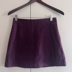 Wilfred Purple Mini Skirt